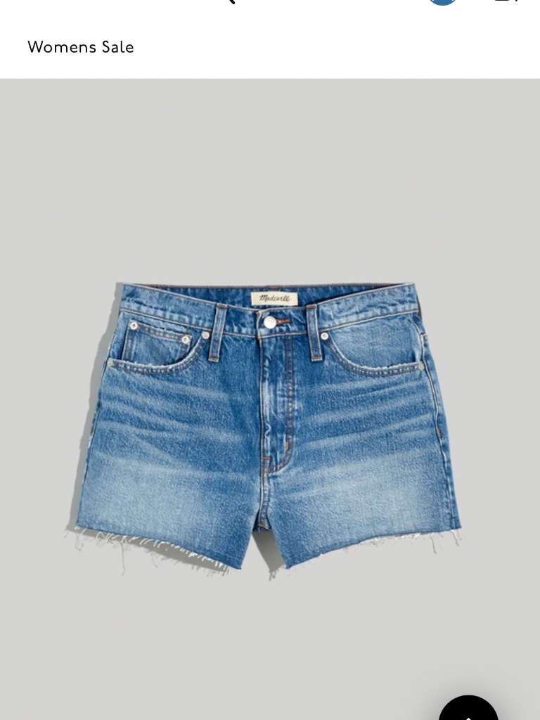 Relaxed Mid-Length Denim Shorts